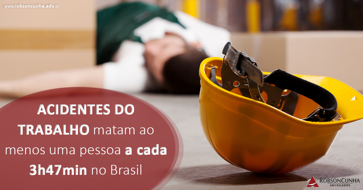 ACIDENTES DO TRABALHO matam ao menos uma pessoa a cada 3h47min no Brasil
